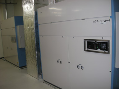 サーバー室の空調例